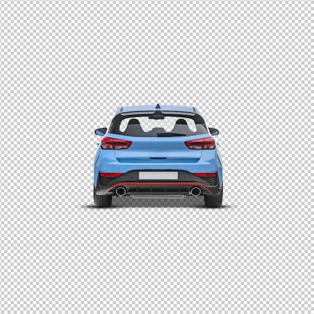9 van de 32 beelden set van 360 graden hemelblauwe hatchback hyundai auto