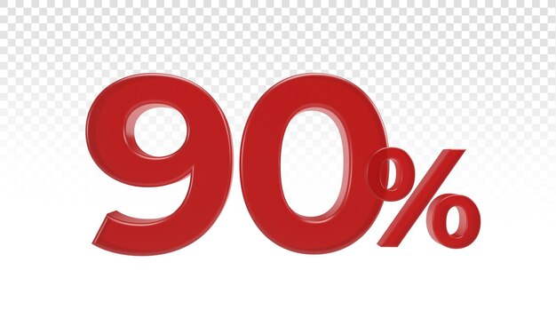 90% 3D 렌더링