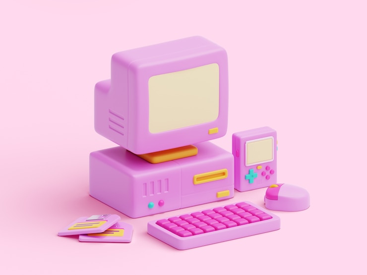 PSD 90s elements still life background