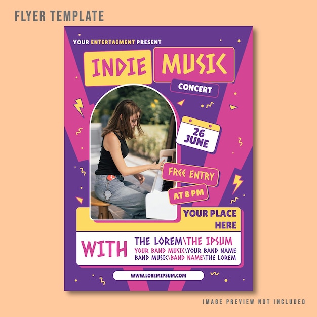 90s Music Festival Template