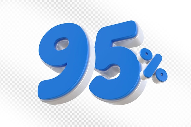 95 procent blauw aanbod in 3D