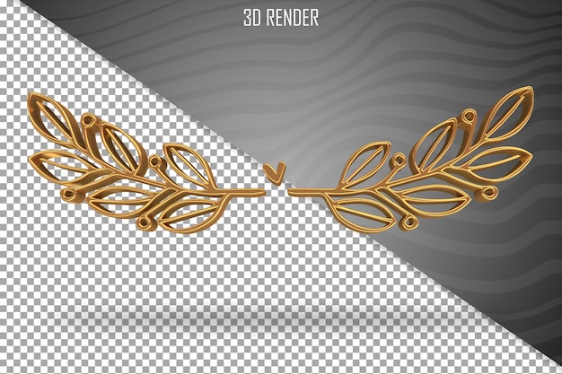 그림자와 하트가 있는 3d 디자인