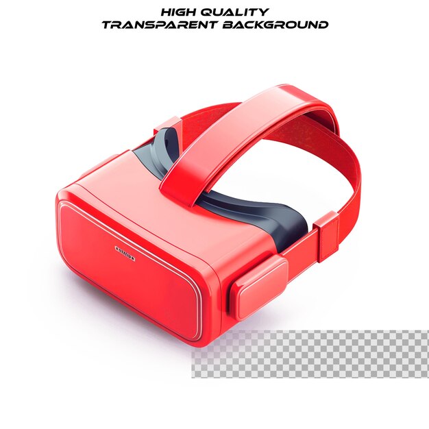 PSD a 3d vr headset on transparent background