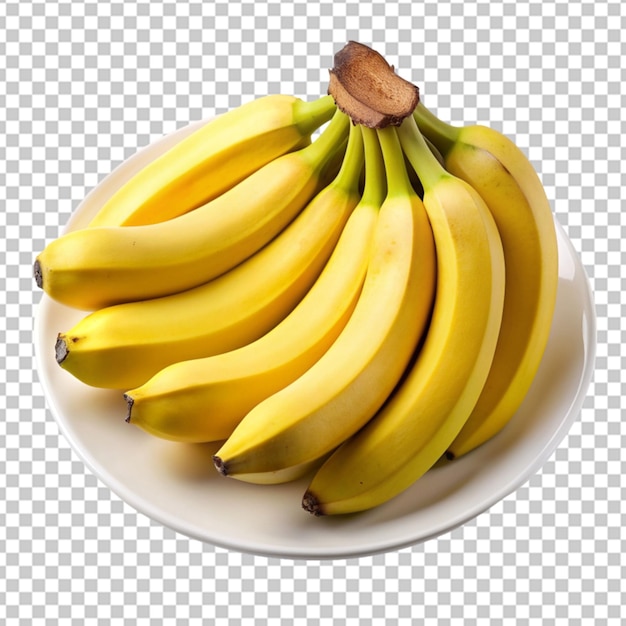 PSD Бананы без белого пластина прозрачный фон