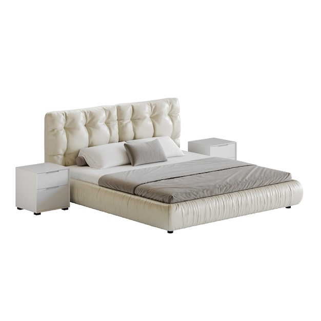a bed colorful design bed no background different design png white background isolated abstract 3d model