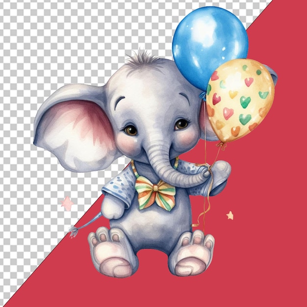 PSD Парад дня рождения со слонами
