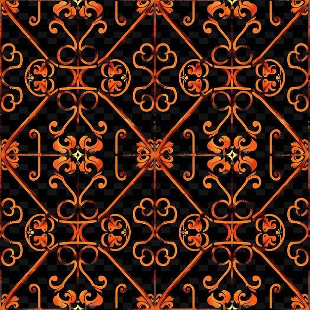 PSD 오렌지색으로 디자인을 인용하는 디자인을 가진 검은색과 오렌지 색의 벽지