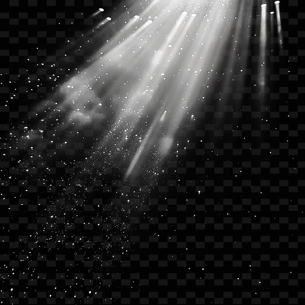 PSD Черно-белая фотография источника света