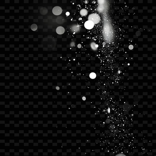 PSD Черно-белая фотография звездообразного объекта