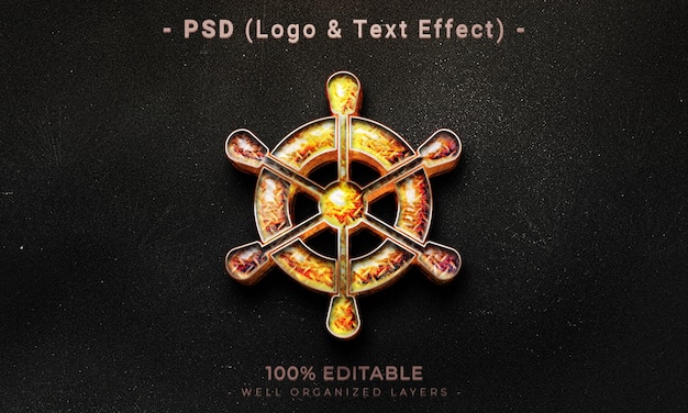 A black and yellow poster with the words psd on it