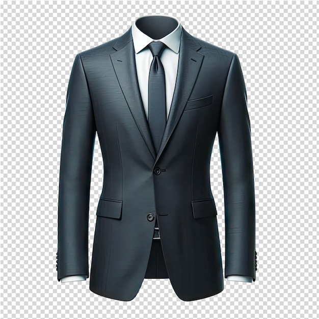 PSD ネクタイと黒いシャツの黒いスーツ