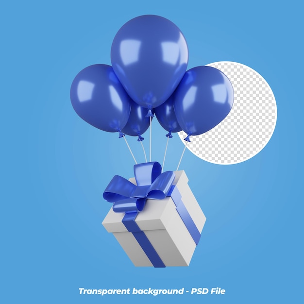 PSD Синий фон с лентой с надписью «прозрачный фон».