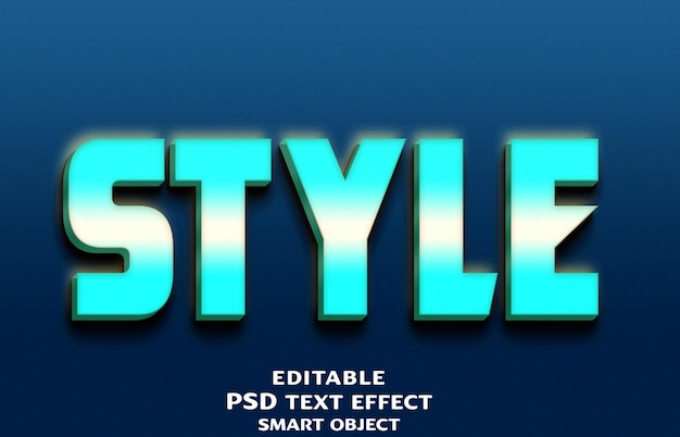 a blue background with the words super simple text effect