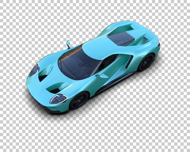 a blue car with a black roof is shown with a blue body