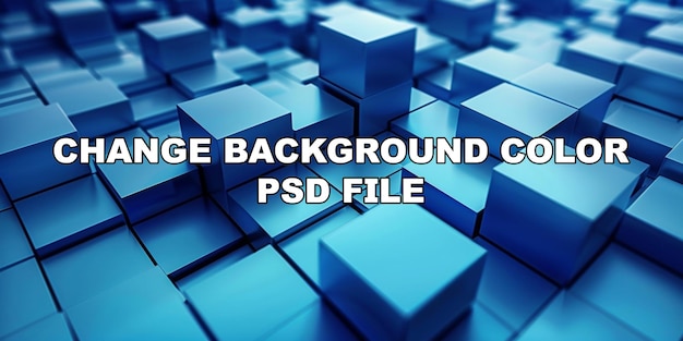 PSD ブロックの青い画像と青い背景のストックの背景