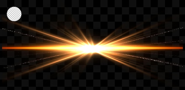 a bright flash of light on a transparent background.