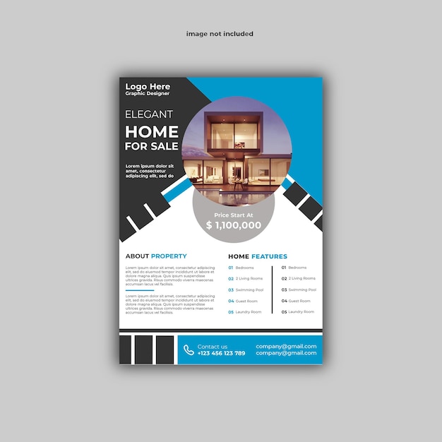 a brochure for a home design with a house on the front