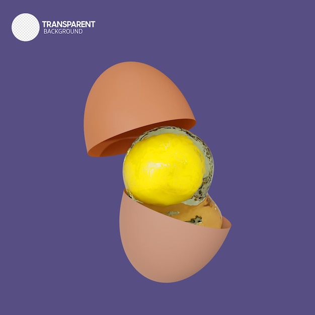 PSD 깨진 계란