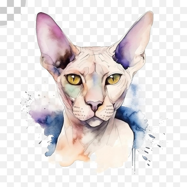 PSD Кот с желтыми глазами - кот png, прозрачный png