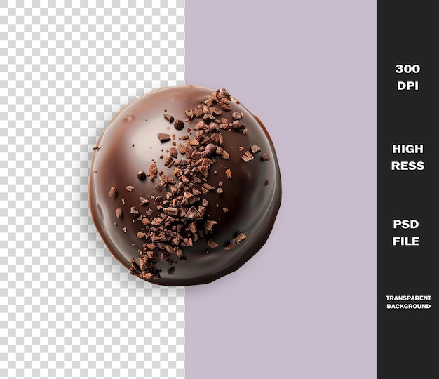 PSD 초콜릿으로 인 초콜릿과 초콜릿로 은 초콜릿의 사진