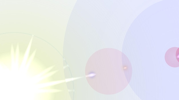 a circle with the sun shining on it