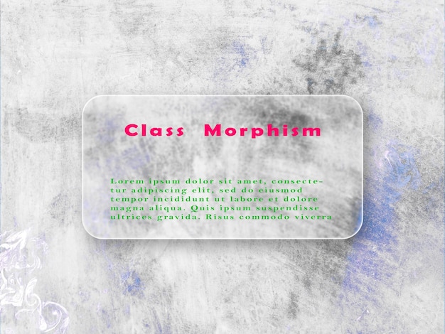 a class class class is displayed on a gray background