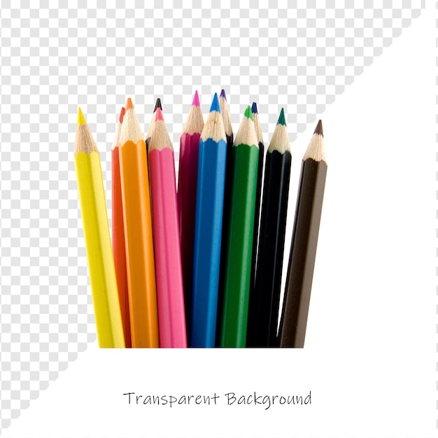 A collection of various colored pencils