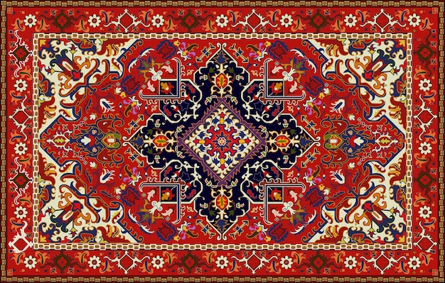 a colorful pattern with a design that says on itcarpet