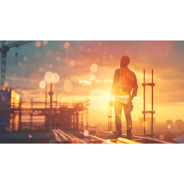 PSD a constructor man background