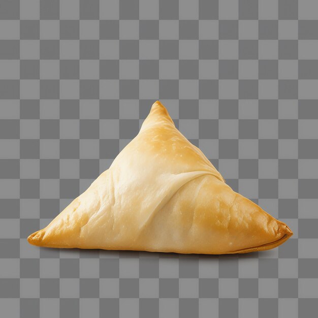 a cookie shaped object with a triangle on it and a black background