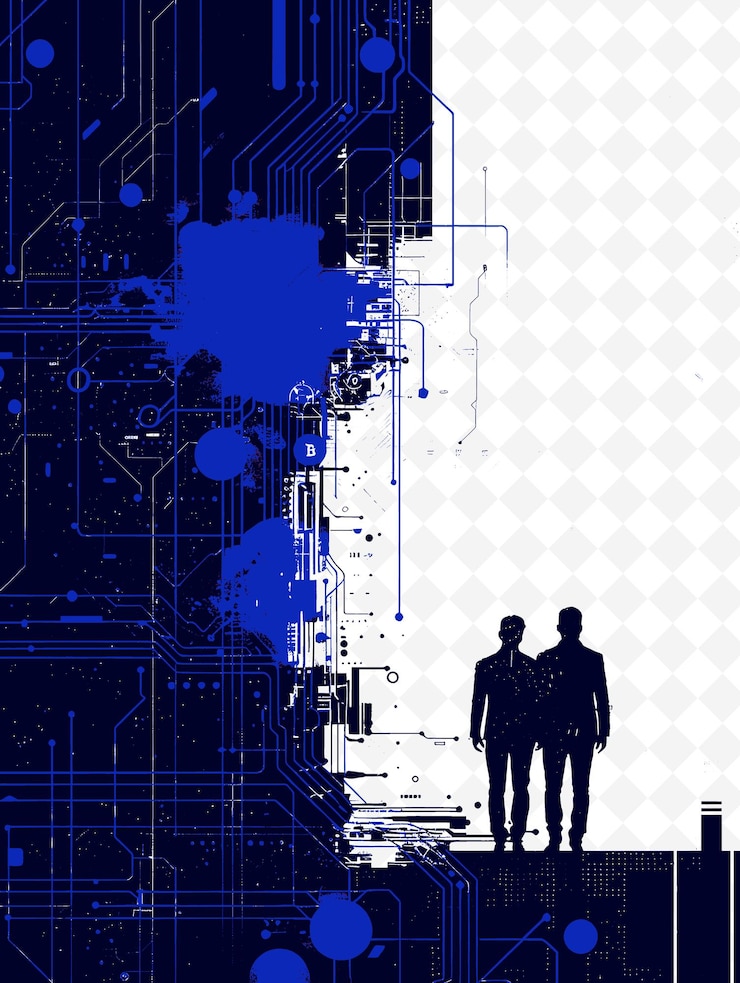 PSD a couple standing in front of a large wall of text that says quot the same quot