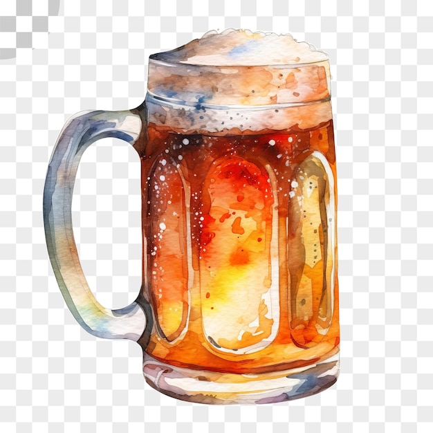 PSD 透明なビールカップ png