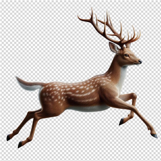 PSD На рисунке изображен олень с оленем на спине