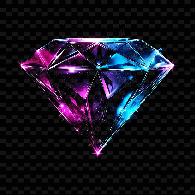 PSD 무지개 의 색 을 가진 다이아몬드