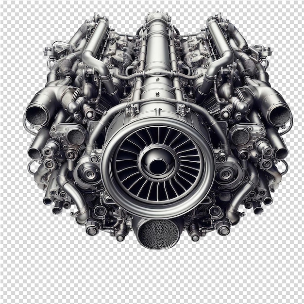 PSD Рисунок двигателя со словом 