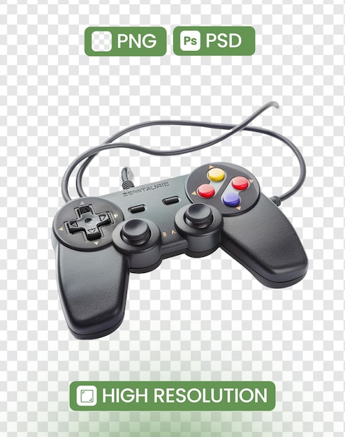 a game controller for the game system with the words  the game  on the bottom