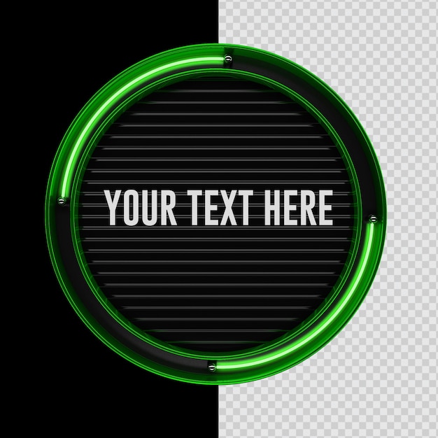 a green circle with a green border and a black background