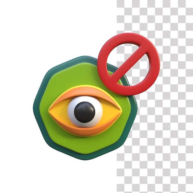a green circle with a red eye and a red circle with a red circle with a red circle in the center.