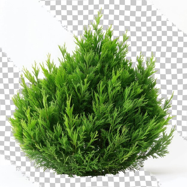 PSD Зеленое растение растет на белом фоне