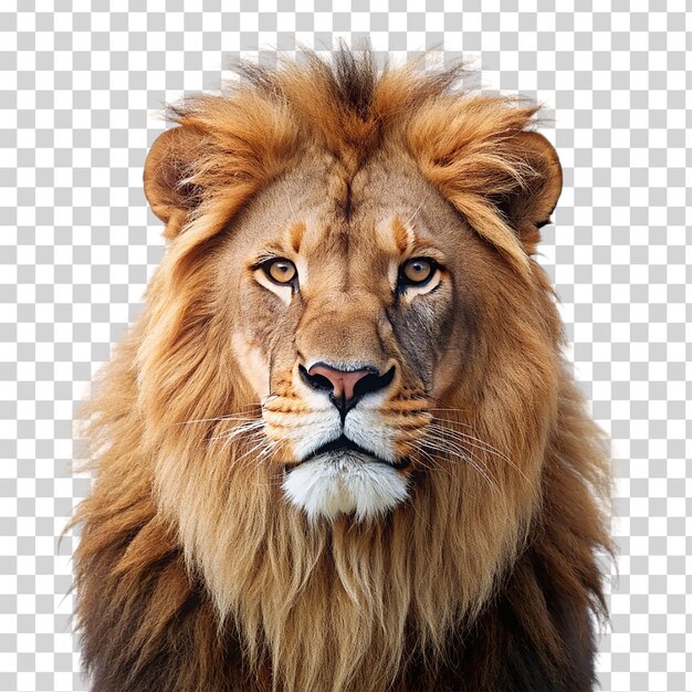 透明な背景のライオン