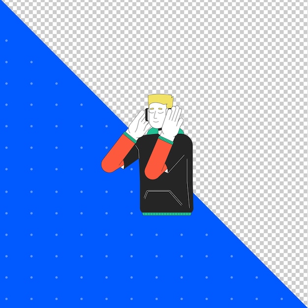 a man sits in a chair and looks at the screen