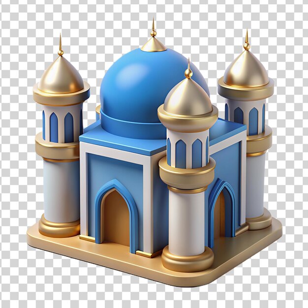 PSD 透明な背景のモスクのモデル