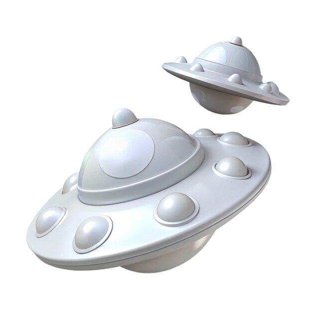 a model of a spaceship with a spaceship on it