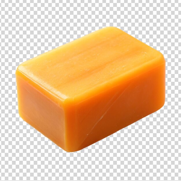 PSD 透明な背景のオレンジ色の石