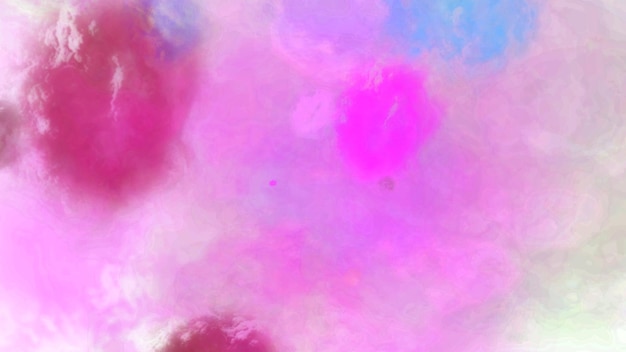 a painting of a purple and pink colored bubble with a purple dot