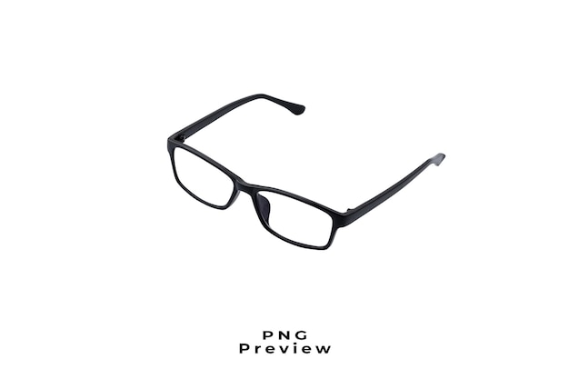 PSD pncプレビューと書かれた黒い眼鏡。