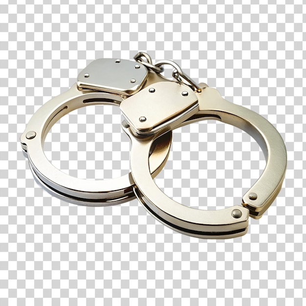 PSD Пара наручников с цепью, на которой написано число 3