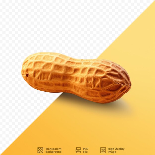 黄色い背景にピーナッツが描かれていて食べないと書かれています