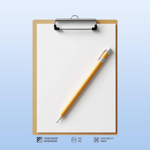 a pen is on a piece of paper with a blue background