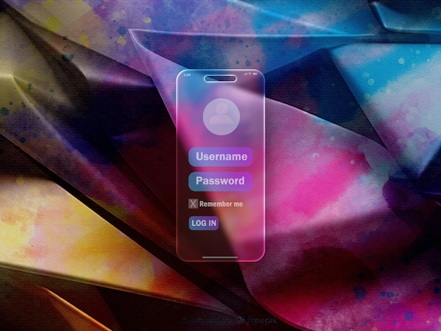 a phone screen with a screen showing the word use on it